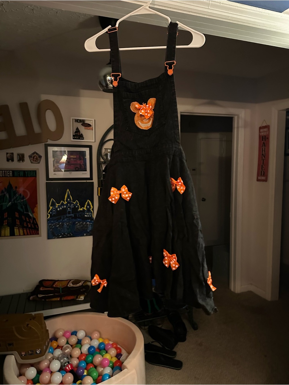 Her Universe Disney Parks Black Jumper Dress Halloween